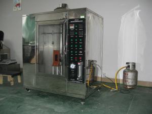 Buy cheap Conveyor Vertical Fire Testing Machine / Flammability Test Chamber ISO340 product