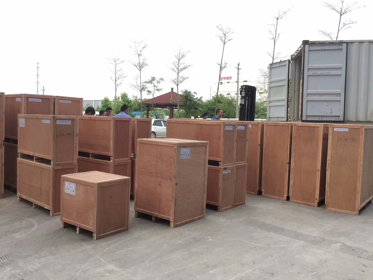 MDN30D EVI Scroll Compressor Low Noise Air Source Heat Pump Water Heater 12KW EVI Air To Water Heat Pump