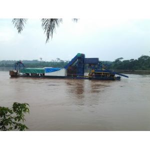 Diesel Power Diamond Dredge Hydraulic System With Pulsating Jigger