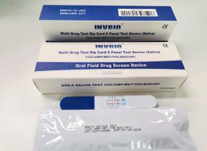 Buy cheap 6 Panel Direct Saliva Drug Testing Kit CE Fda Approved product