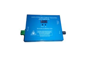 Durable Digital Analog TV Transmitter , CATV Fiber Optic Transmitter 0~10dBm