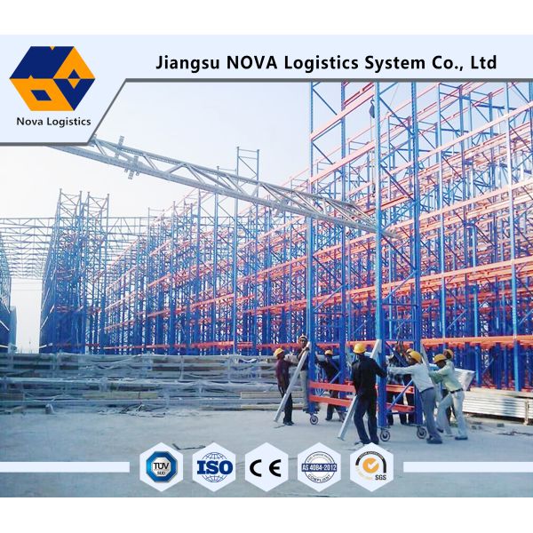 Prefabricated Construction Pallet Rack Accessories , Steel Structure Racking