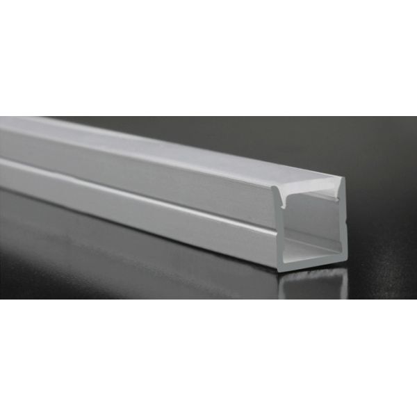 PC Diffuser Mounted Alloy Frame Perfiles retangle channel strip lights lED aluminum profile