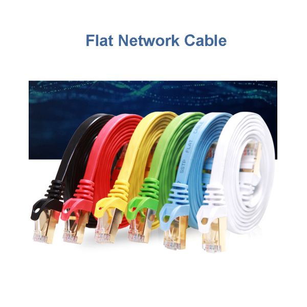 Category 7 10 Gigabit AOC RJ45 Cable CAT7 Copper Shield 30AWG