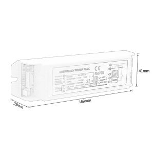 Fireproof PC case Emergency Lighting Kit Power Pack