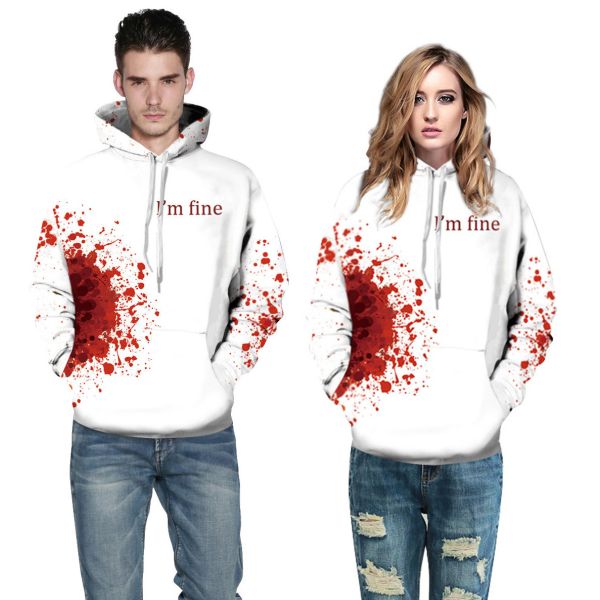 Machine Washable 3d Sublimation Printing Hoodie Blank Fleece Pullover Multicolor
