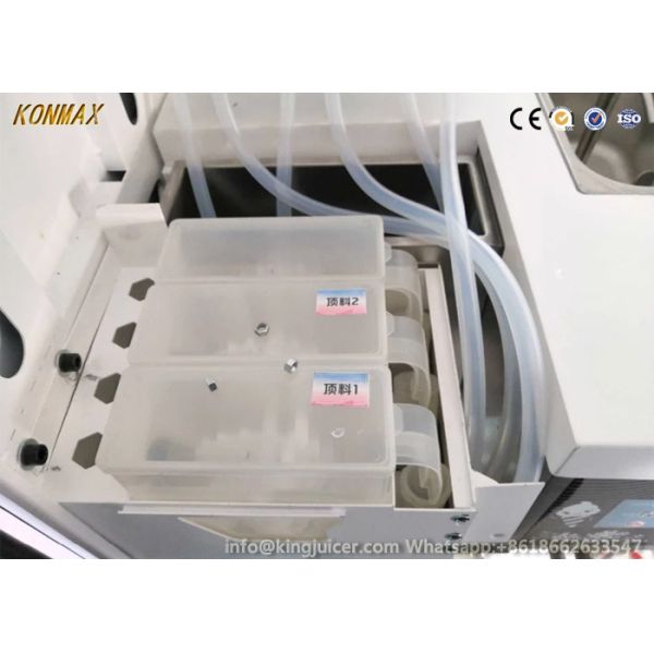 5 Liter Hypermarket Coin Ice Cream Machine Automatic Cleaning