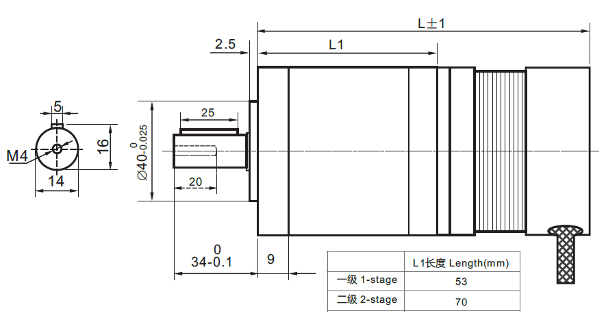 34W/69W/100W/131W 57mm Brushless DC Motor 24V with planetary gearbox Brushless DC planetary geared motor