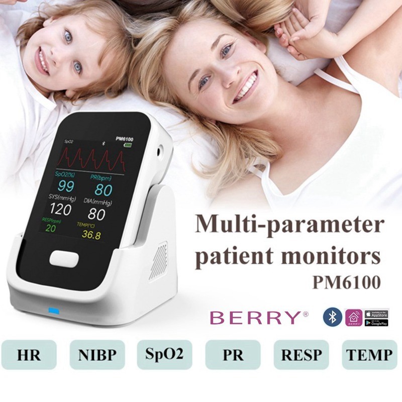 Handheld Vital Signs Monitor CE/ISO Multi-parameters Patient Care ICU, Clinical professional and Home-care