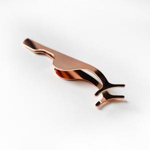 Buy cheap Durable Beauty Makeup Tools Tweezers Type Rose Gold Color With OEM Services product