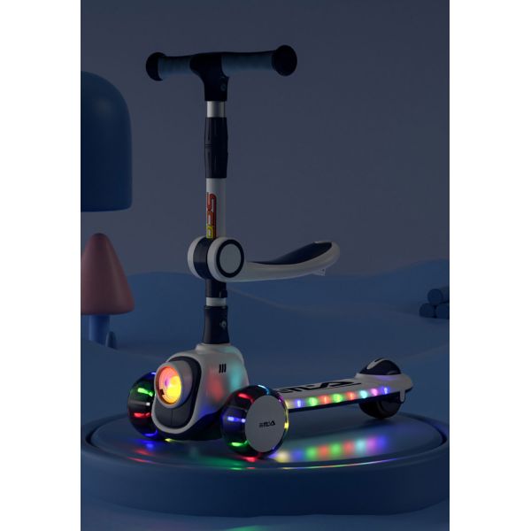 Scooter for Kids Ages 3-12 Foldable Height 4 Adjustable Collapsible Kick Scooter Max Load 200 LBS