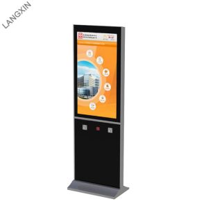 China 42inch 43inch Touch Screen Self Service Ticketing Kiosk With Printer on sale