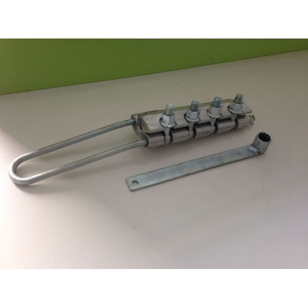Aluminum Alloy Bolt Type Wire Rope Clamp