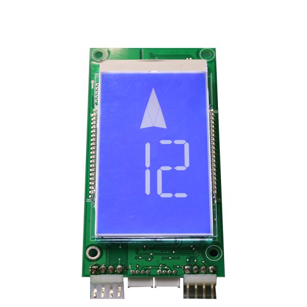 High Quality White LED Light Color Cop Lop LCD Display Elevator Display Board