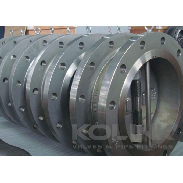 Flanged Wafer Check Valve Stainless Steel Dual Plate 2-48 Inch