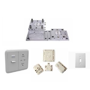 Buy cheap Wall Plug Switch Box Shell Plastic Injection Components ISO9001 product