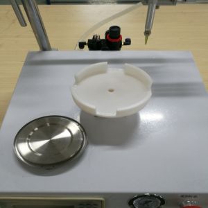 LED Bulb Automated Glue Dispenser 150W Glue Dispensing Machines Round