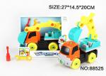 Multi Colored Kids Excavator Toy Truck , Toy Construction Vehicles Set