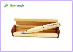 Buy cheap Maple Wood Pen USB Flash Drive Recorder , Laser Pointer Ball Pen Bulk USB Memory Drive product