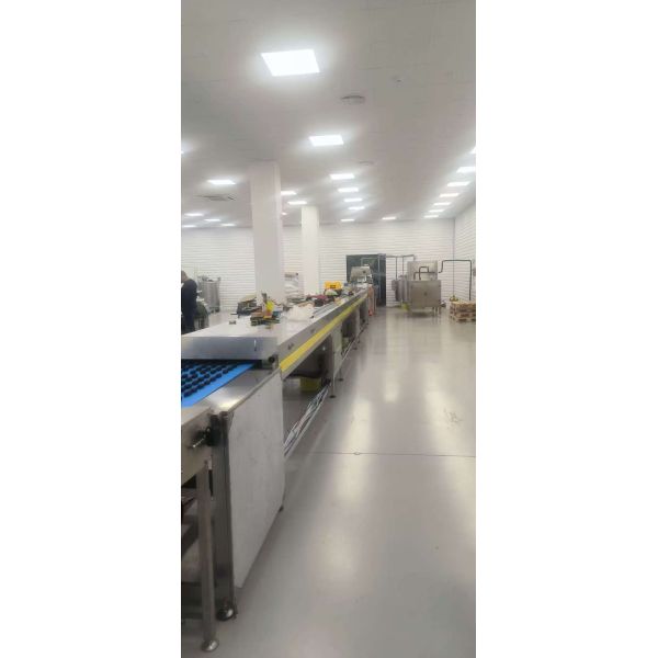 Papa P400 6-Row Protein Bar Production Line High Capacity Industrial System For Mass Production Of Protein Bars Energy Bars Or Similar Products