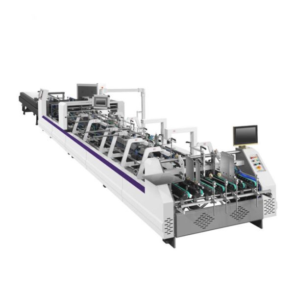Automatic Corrugated Box Carton Folding And Gluing Machine For Packaging Printing Industry