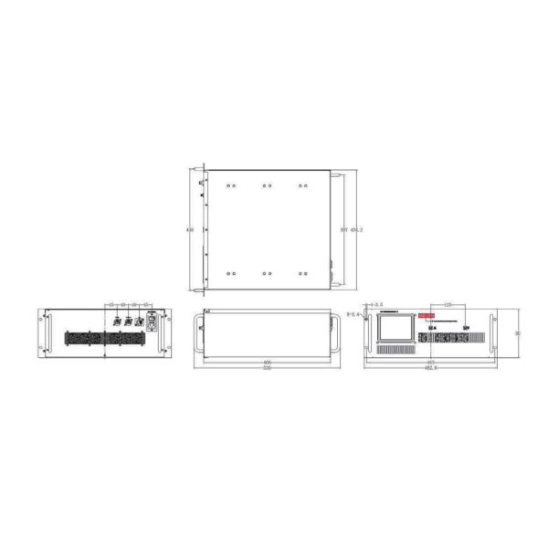 3 To 3.5 GHz S Band High Power Amplifier Psat CW 50 W Connectorized RF Amplifiers