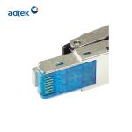 RJ45 8P8C Tooless Cat6 Shielded Keystone Jack T568A / T568B