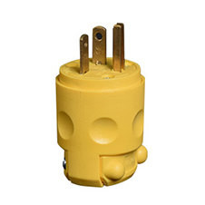 Buy cheap Yellow General U38/3P U35/2S Male Electric Plug Socket product