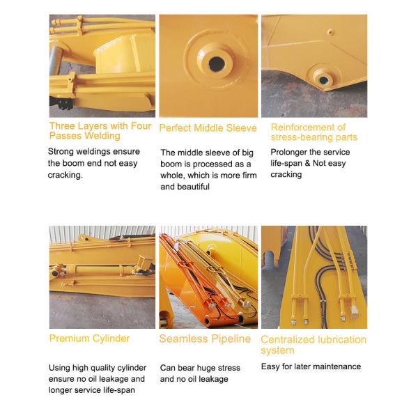 Q690D Long Reach Excavator Long Boom Excavator Long Reach Boom Arm