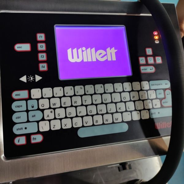 Willett 630 Continuous Inkjet Printer Industrial Batch Coding Machine Expire Date Printing Machine for Bottle