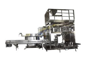 Buy cheap 25kg Weighing Filling Packing Palletizing Line Bagging and Palletizing System product