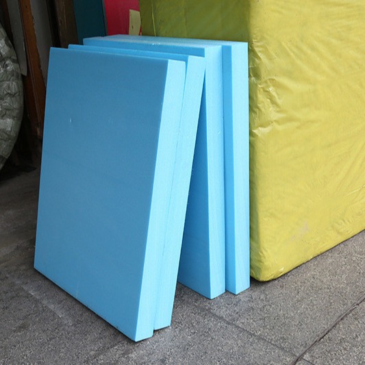 Blue 10-80mm XPS Insulation Board Flexible Thermal Insulation