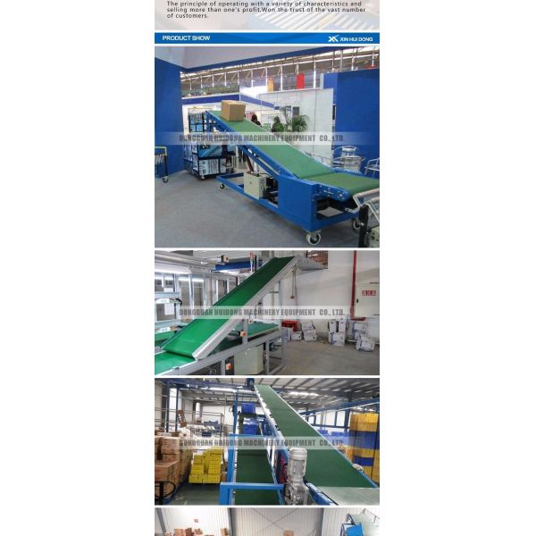 Flat Belt Shipping Roller Conveyor , Live Roller Conveyor For Climbing