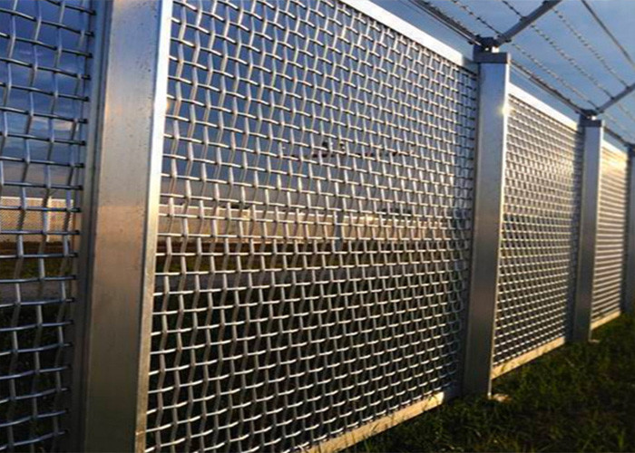 Modern Bronze Decorative Steel Wire Mesh For Cabinets 50mm 4mm