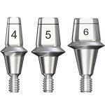 Astra Tech OsseoSpeed® Titanium Ti-Base Abutment Compatible Yellow(NP 3.0) / Aqua (RP 3.5-4.0)/ Lilac (WP 4.5-5.0)