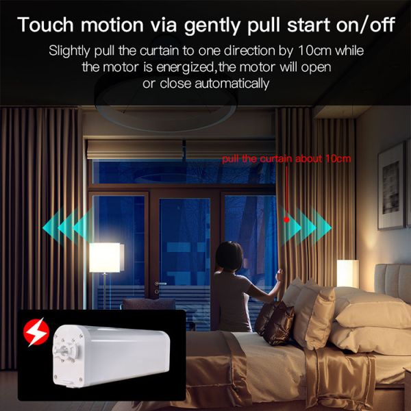 Household Life Mobile APP Control Smart Curtain Motor Voice Control Tuya ZigBee Curtain Motor