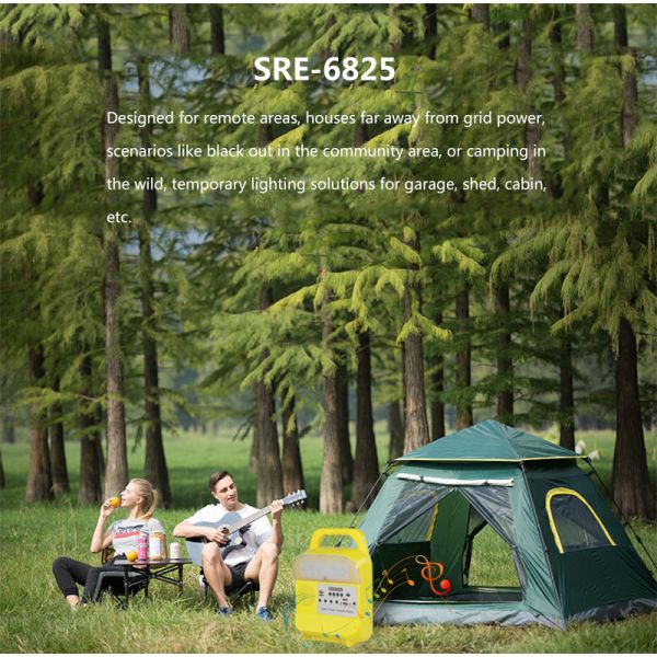 Solar Power System Bluetooth Under Sunlight Outdoor Activities Residential System Home Lighting