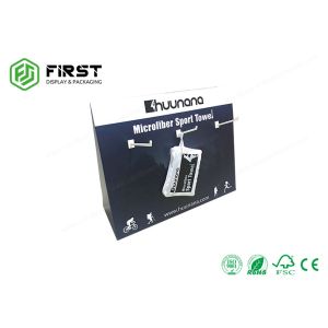 Easy Assembly Advertising Counter Display , Customized Printing Cardboard