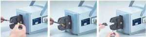 Pneumatic 0.25-35 Ferrules Crimping Press Air-Powered Ferrule Crimping Machine Terminal Crimping Machine Crimp Ferrulesl