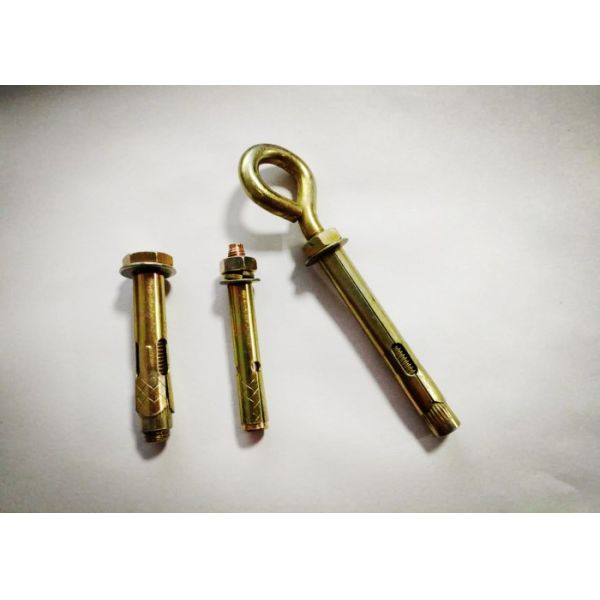 Anti Skid Shark Galvanized Wedge Anchor Bolts Prevent Loosening Effect