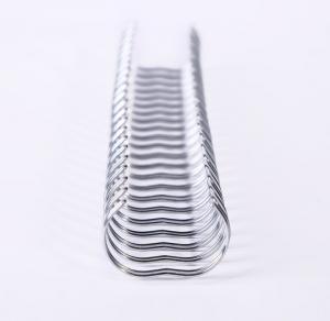Buy cheap Silver 1/4 Inch Double Loop Binding Wire Materials Document Use product