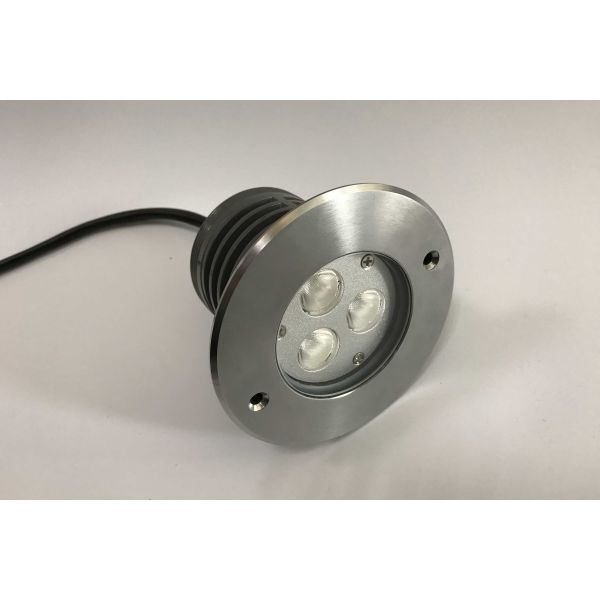 High Power RGB 3 X 3W IP67 LED Underground Light With Aluminum Housin