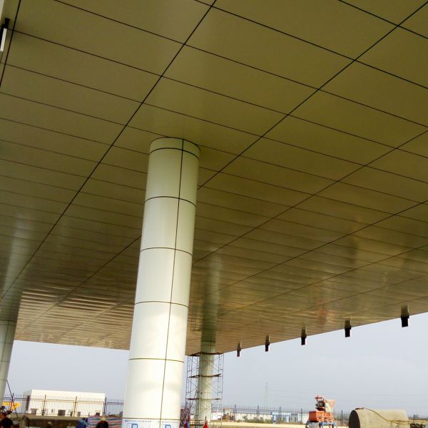 Prefabricated Toll Plaza Construction Building 50mm 150mm Roof