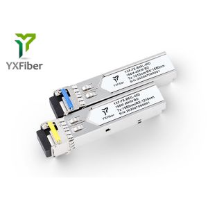 Buy cheap SFP BIDI 40km 1310nm 155M Single Optical Fiber Module product