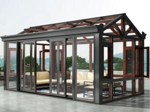 China Prefabricated Winter Garden Glass House 4 Season Sunroom 6063 T5 Aluminum on sale
