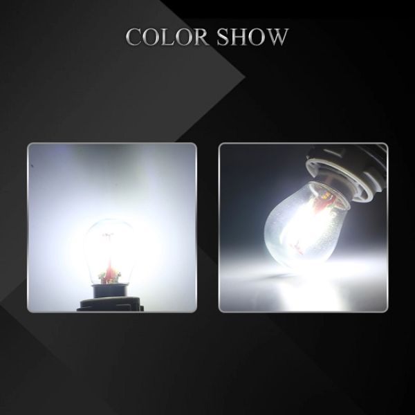 Reverse S25 LED Vehicle Tail Lights , 300lm Stop And Tail Bulb With Glass Cover