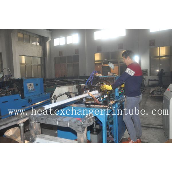 Heat Exchanger Type G Embedded Fin Tube Machine , Diameter 3/4" 1"