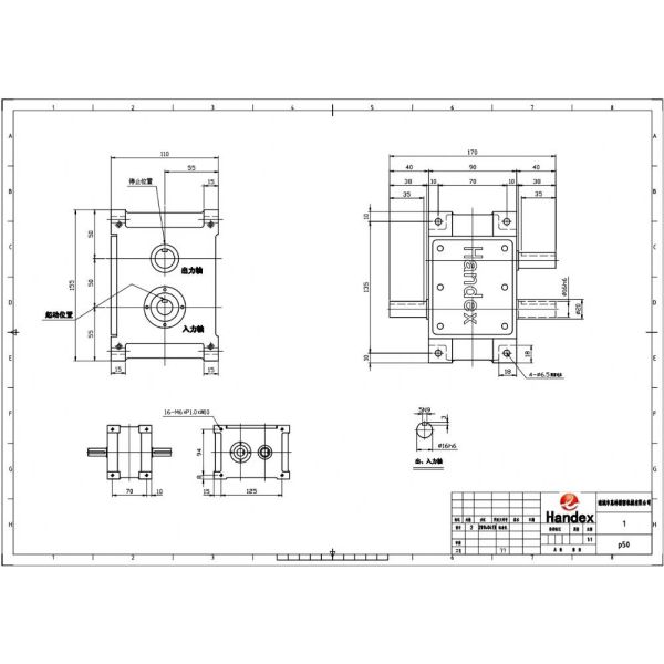 10KG P Series Parallel Cam Indexer Efficiently Manufactured for Manufacturing Plant
