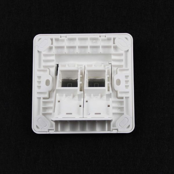 1pc/Poly Bag RJ45 Cat 5e Network Cable Faceplate