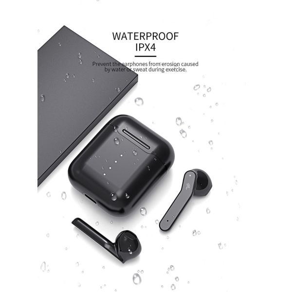 TWS Dual Chamber Wireless Bluetooth Earphones With Charging Box